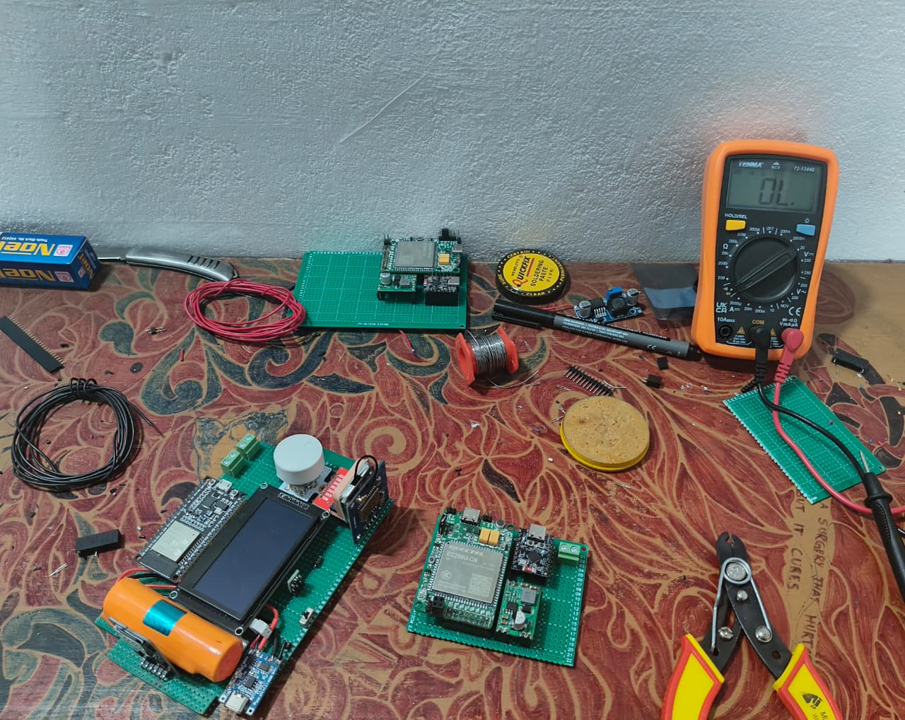 Primary work setup with multiple monitors